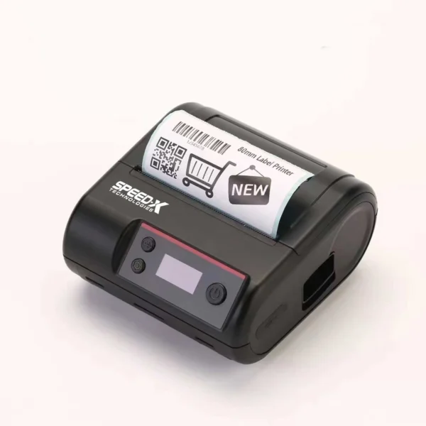 SPEED-X SP-L610BT PORTABLE THERMAL PRINTER LABEL & RECEIPT 2 IN 1 80MM WITH USB+