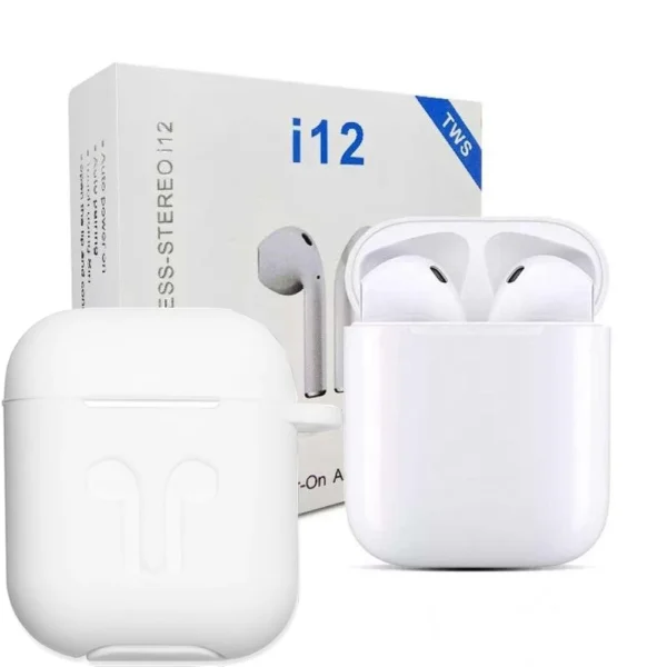 TWIN i12 With CASE Sensors Touch And Window Wireless Earphone V5.0