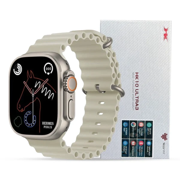 Hk10 Ultra 3 2.02 Amoled Display G-sensor Ai Features With Wearfit Pro App 2 Str