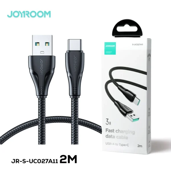 JOYROOM S-UC027A11 SURPASS SERIES 3A USB-A TO TYPE-C FAST CHARGING DATA CABLE 2M
