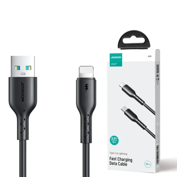Joyroom SA26-AL3 Flash-Charge Series 3A Fast Charging Data Cable (USB-A to Light