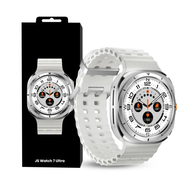 JS WATCH7 ULTRA 1.43 AMOLED DISPLAY WATERPROOF IP68 SMART WATCH WHITE