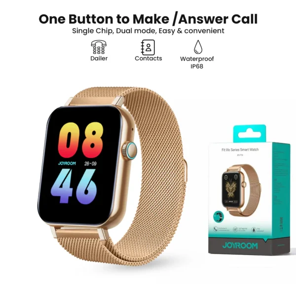 Joyroom-ft5 Pro Fit-life Series Smart Watch (answer/make Call)- With Smart-time