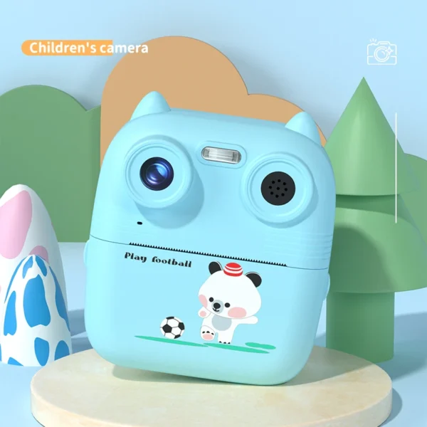 D8S CHILDRENS TIME FRONT/BACK REAR HD DIGITAL THERMAL PRINT CAMERA 1080P 48MP BL