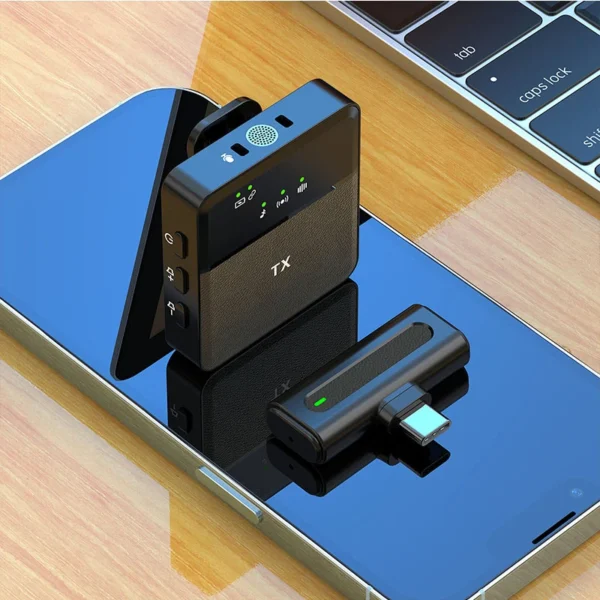 SX8 TYPE-C SINGLE PROFESSIONAL LAVALIER WIRELESS MICROPHONE FOR INTERVIEW, VLOG,