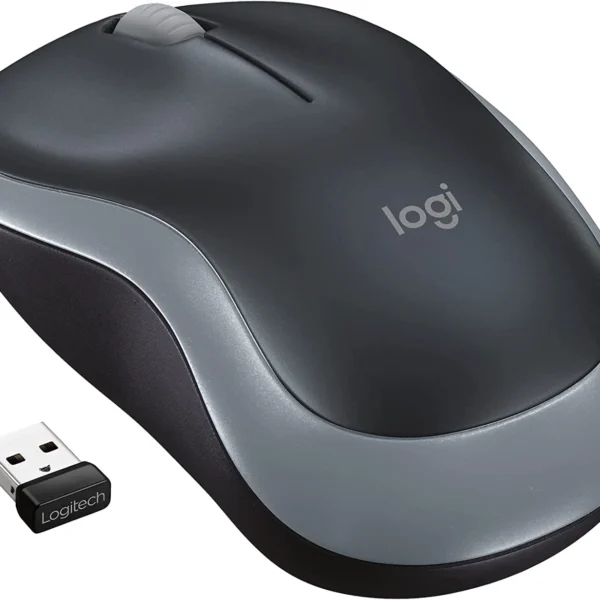 Logitech M185 Wireless Mouse, 2.4GHz with USB Mini Receiver