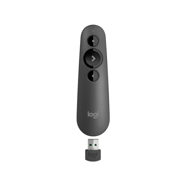 Logitech R500 Laser Presentation Remote Clicker with Dual Connectivity Bluetooth