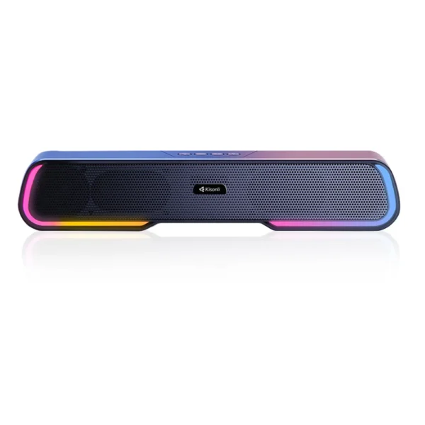 KISONLI LED-913 SOUND BAR BLUETOOTH GAMING COLORFUL LIGHT SPEAKER WITH RGB LIGHT