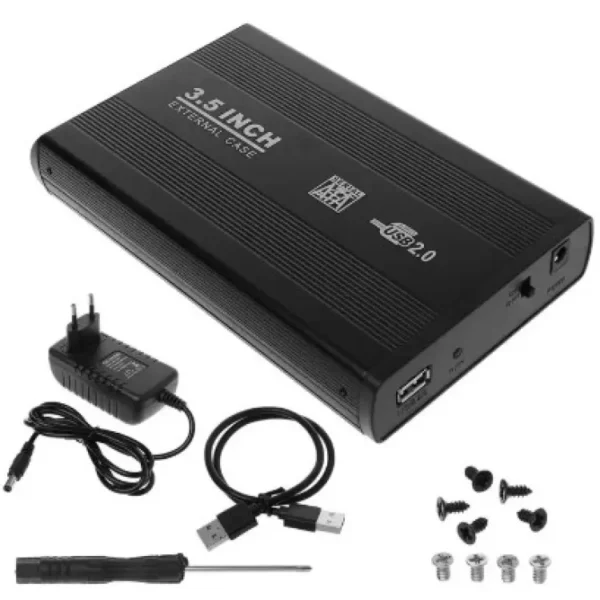 3.5 Inch HDD Case Portable SATA Hard Drive HDD Enclosure Box