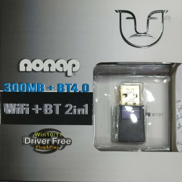 Nonap 300M WiFi + Bluetooth 4.0 2-in-1 USB Adapter With LED