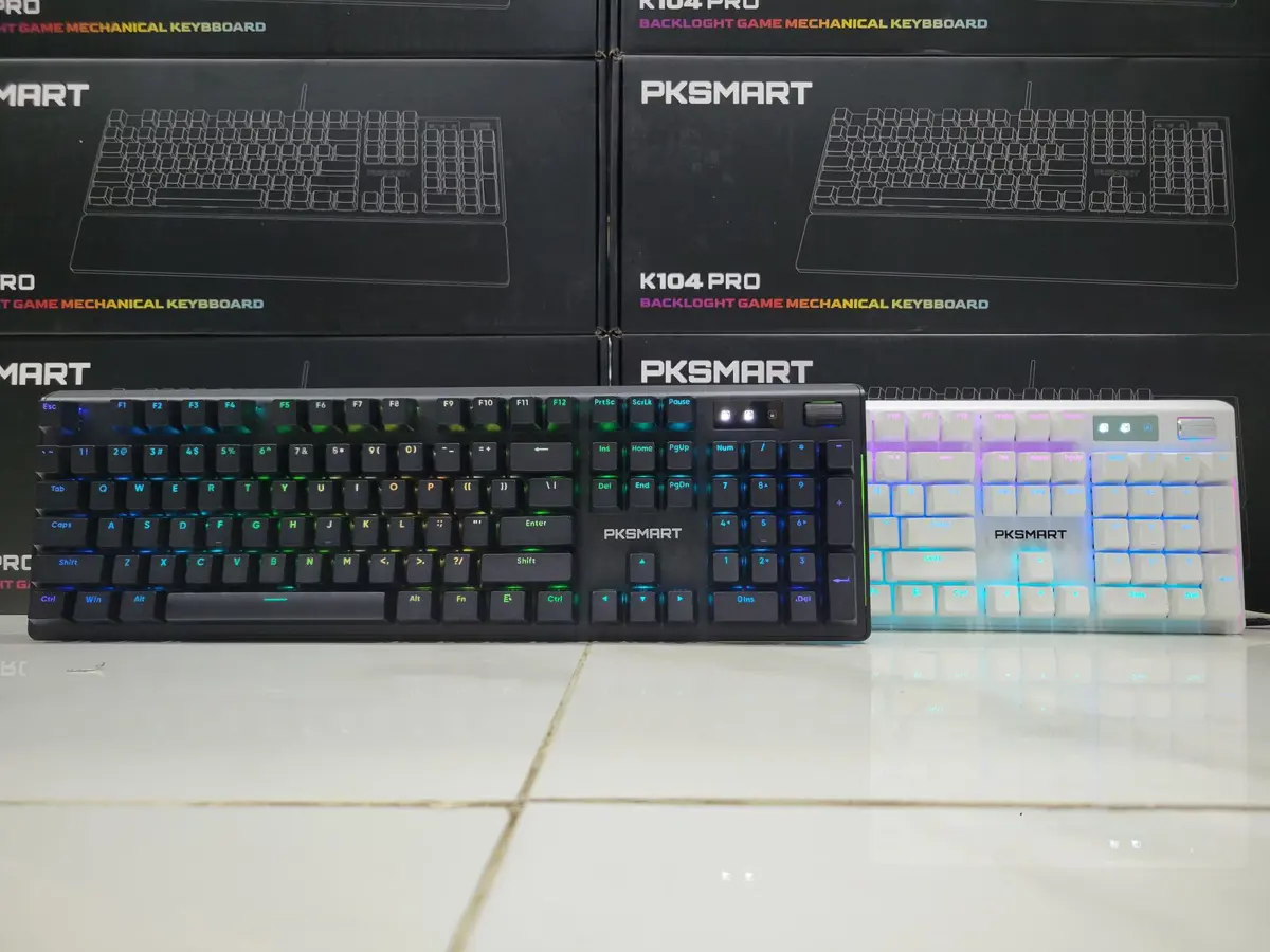 PKSMART K104 PRO Mechanical RGB Gaming Keyboard – 104 Keys - NG imports ...