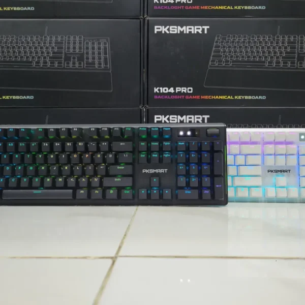 PKSMART K104 PRO Mechanical RGB Gaming Keyboard – 104 Keys