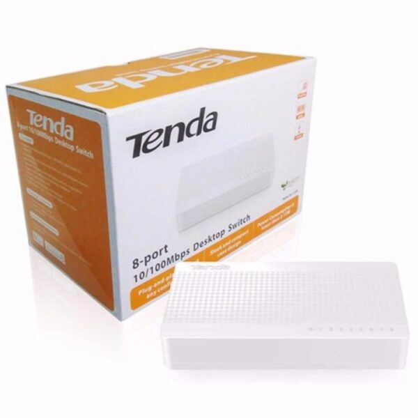 Tenda S108 8-ports 10/100 Mbps Desktop Ethernet Switch