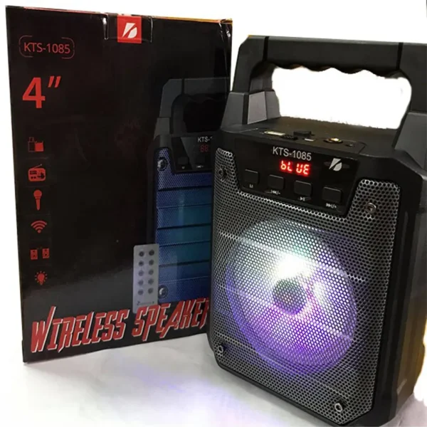 KTS-1085 Wireless Bluetooth Portable Speaker with Mic & Remote