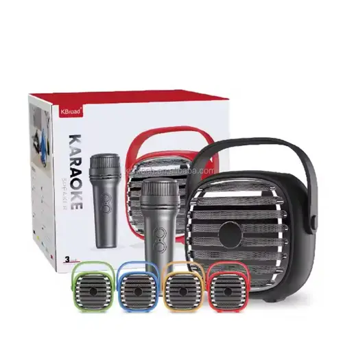 KAKAOKE KTS 1943 Portable Karaoke Bluetooth Speaker with Mic (3 inch)