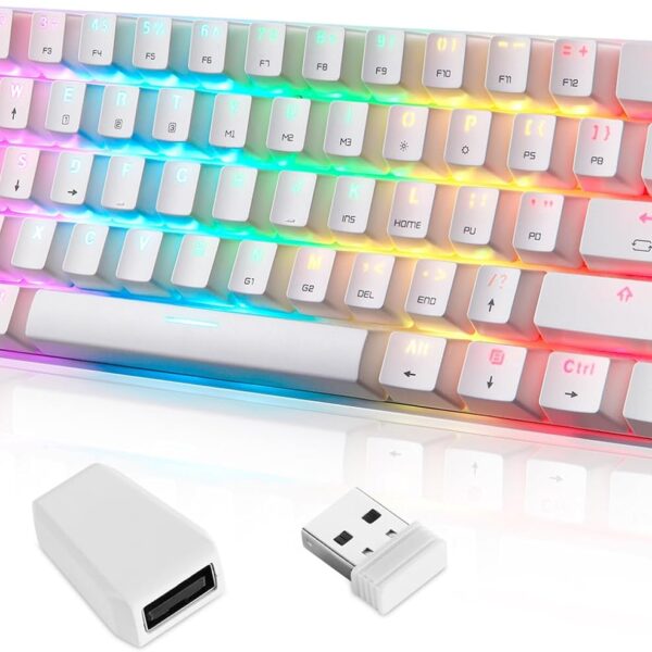 SK62 Wireless Gaming Mechanical Keyboard 61 Keys RGB
