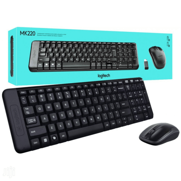 Logitech MK290 Wireless Keyboard and Mouse Combo with Spill-Resistant Keyboard and Hot Keys