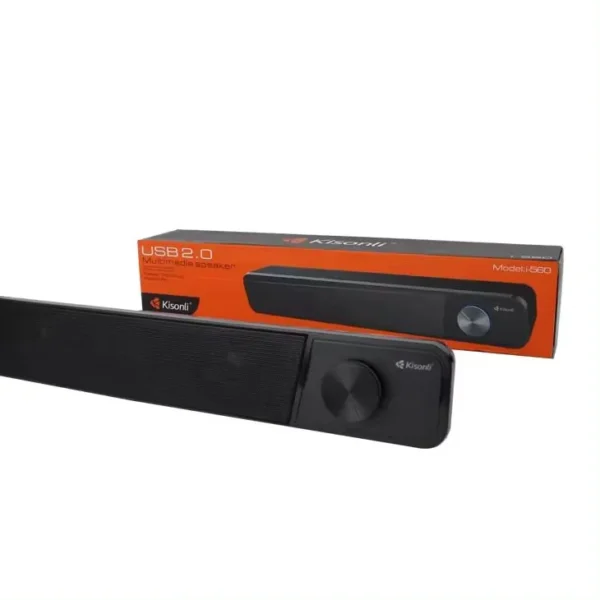 Kisonli I-580 USB Speaker System with Headset and Microphone Jack