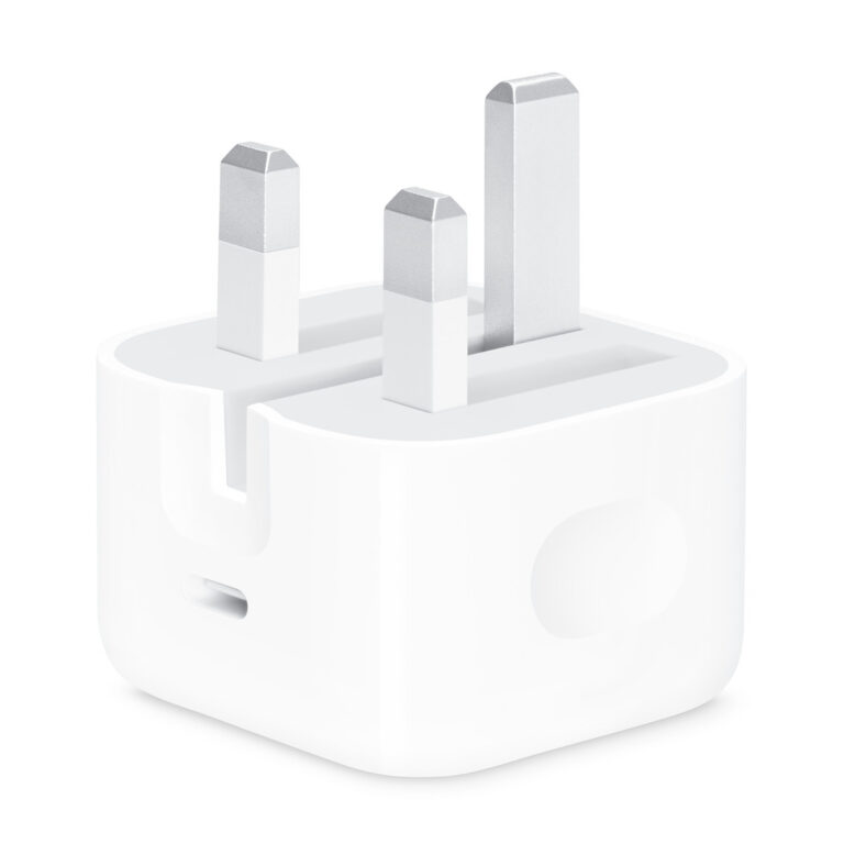 Apple 20W USB-C Power Adapter Original, Apple Fast Charging Adapter 20W, iPhone USB-C Charger Apple, Apple 20W Wall Charger, Apple USB-C Power Adapter White,