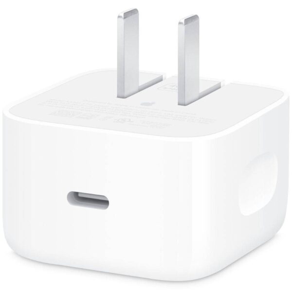 Apple 40W USB-C Power Adapter, Apple 40W Fast Charging Adapter, USB-C Apple Charger 40W, Apple 40W Wall Charger, Apple USB-C Power Adapter White,