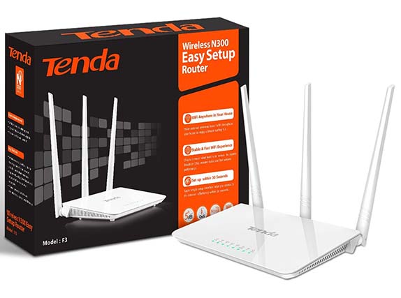 Tenda F3 WiFi router 300Mbps price in Pakistan