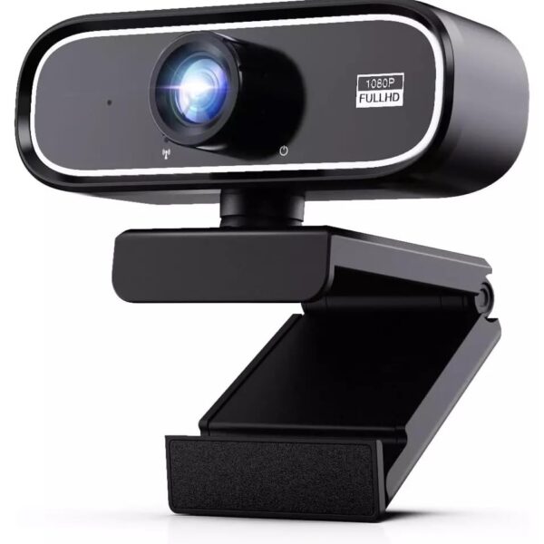 Q5 Full HD Webcam 1080p /30fps - 2.0MP, Wide-Angle Built-in Dual Noise Reduction Microphone, Plug and Play,Live Streaming Video Conference