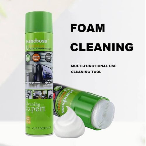 Universal Foam Cleaning Agent Non-Toxic for All Electronic, Car Dashboard, Plastic, Metals and Surfaces of Machines
