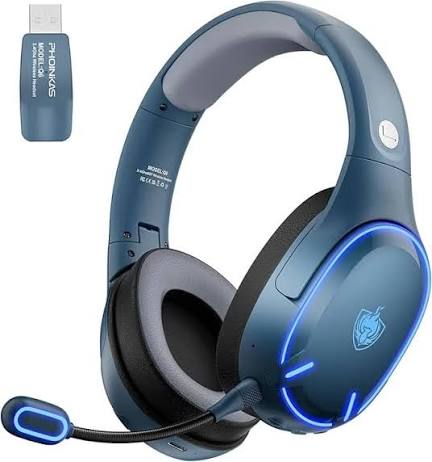 Phoinikas Q6 Wireless Wireless Gaming Headset 30H Battery & Dual Mic